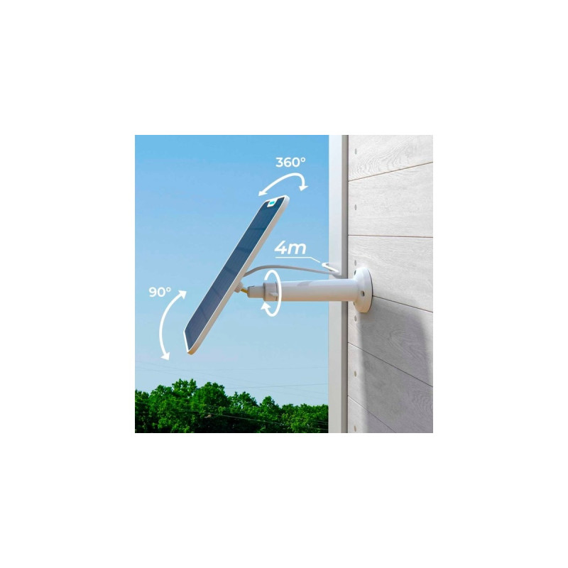 Reolink Solarpanel 2 (5,8 Watt)(weiß, für akkubetriebene Reolink Überwachungskameras)