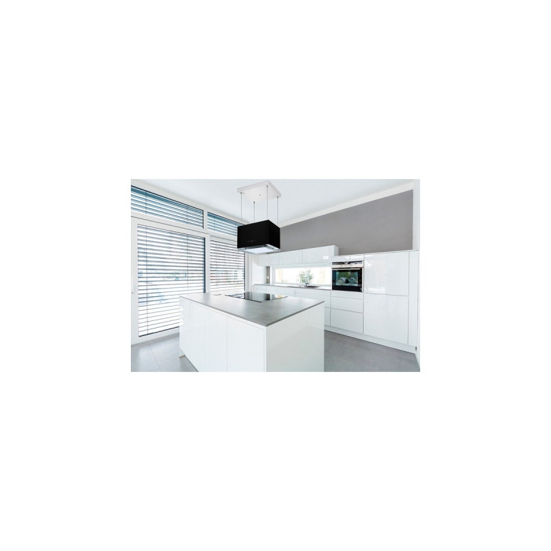 Respekta CH11050IS, Dunstabzugshaube(schwarz, 50 cm, mit Fernbedienung)