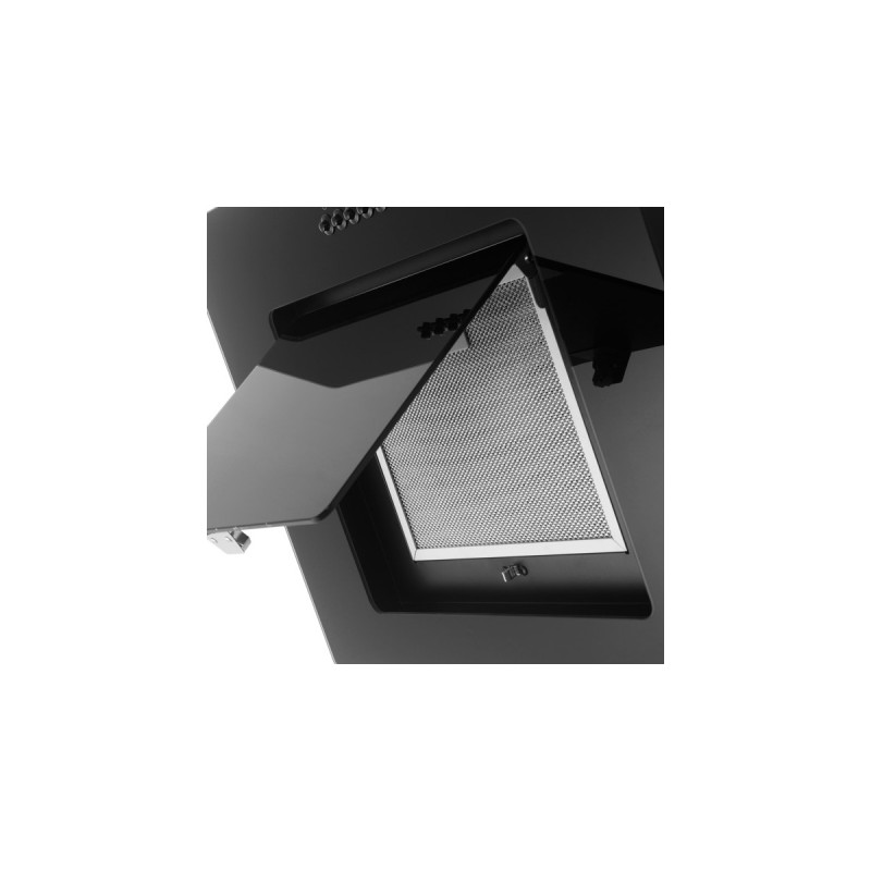 Respekta CH 22010/90 SBZ, Dunstabzugshaube(schwarz, 90 cm)