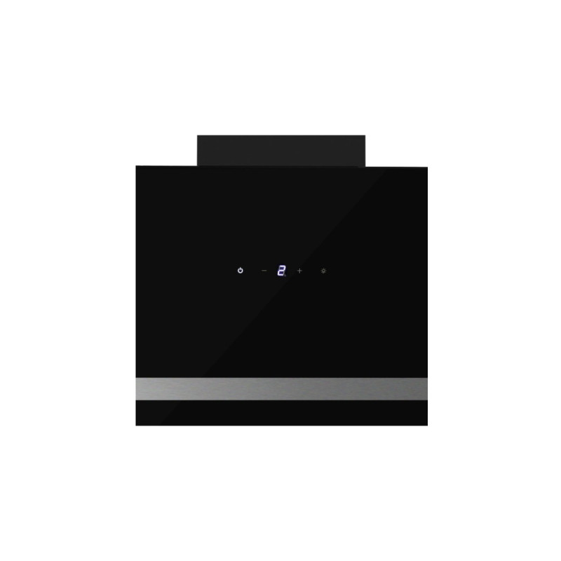 Respekta CH 24080 SM, Dunstabzugshaube(schwarz, 80 cm)