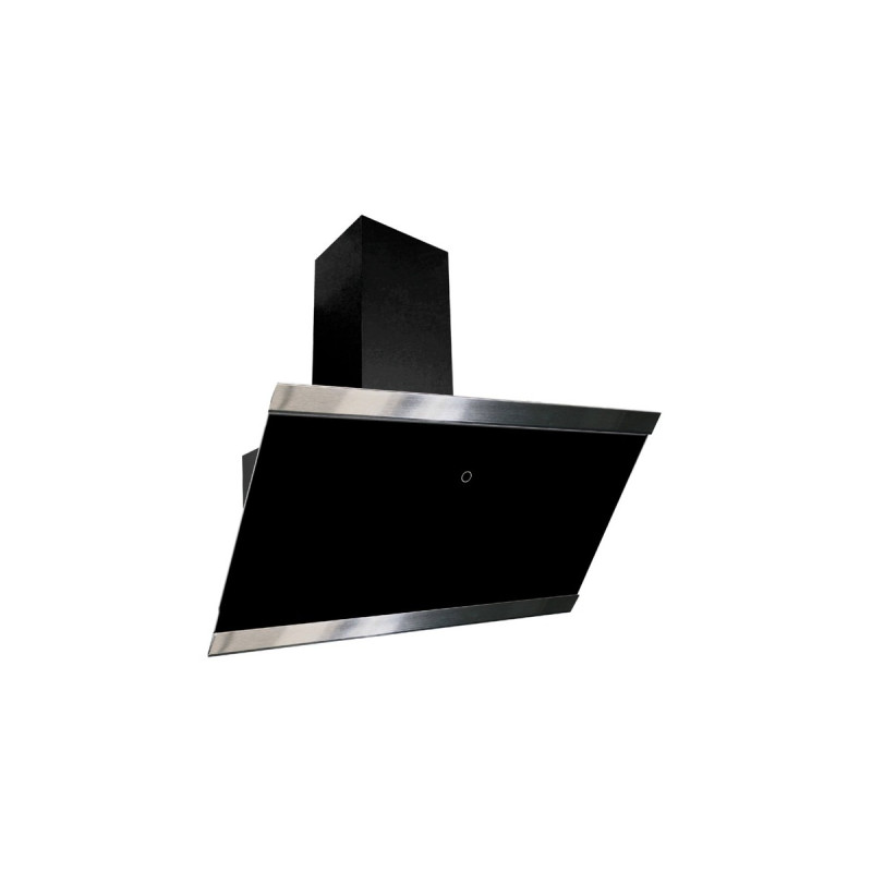 Respekta CH 89090 S, Dunstabzugshaube(schwarz/edelstahl, 90 cm)