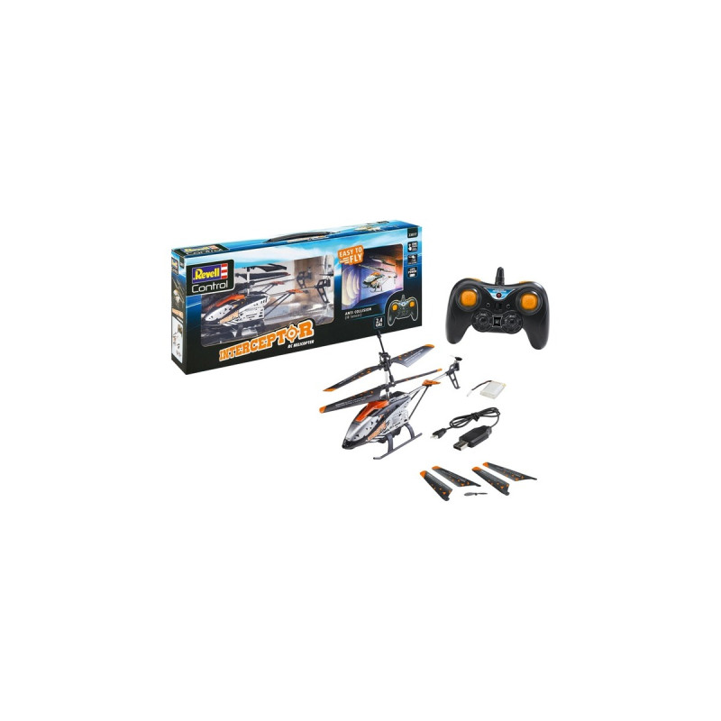 Revell Anti-Crash Helicopter INTERCEPTOR(schwarz/silber)