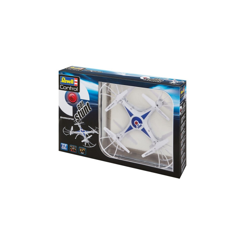 Revell Quadrocopter GO! STUNT, Drohne(weiß/blau)