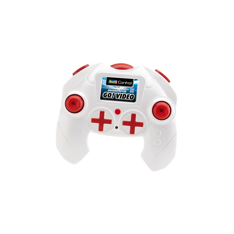 Revell Quadrocopter GO! VIDEO, Drohne(weiß/rot)