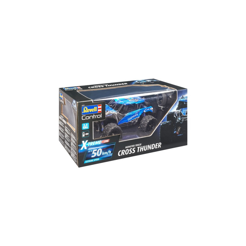 Revell X-Treme CROSS THUNDER, RC(schwarz/blau, 1:18)