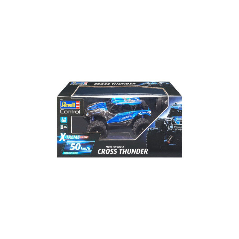 Revell X-Treme CROSS THUNDER, RC(schwarz/blau, 1:18)