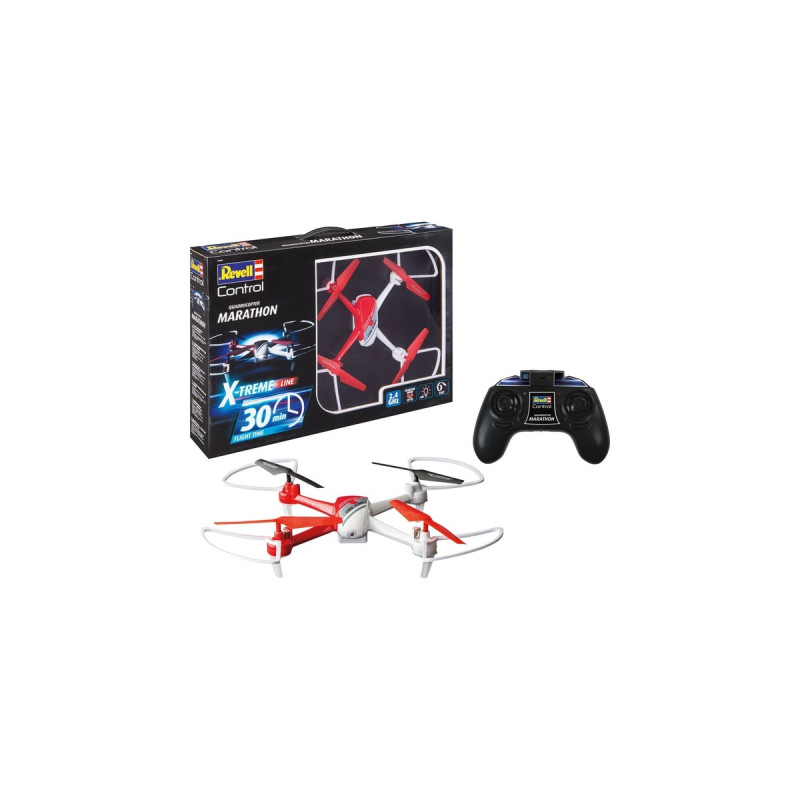Revell X-Treme Quadrocopter MARATHON, Drohne(weiß/rot)