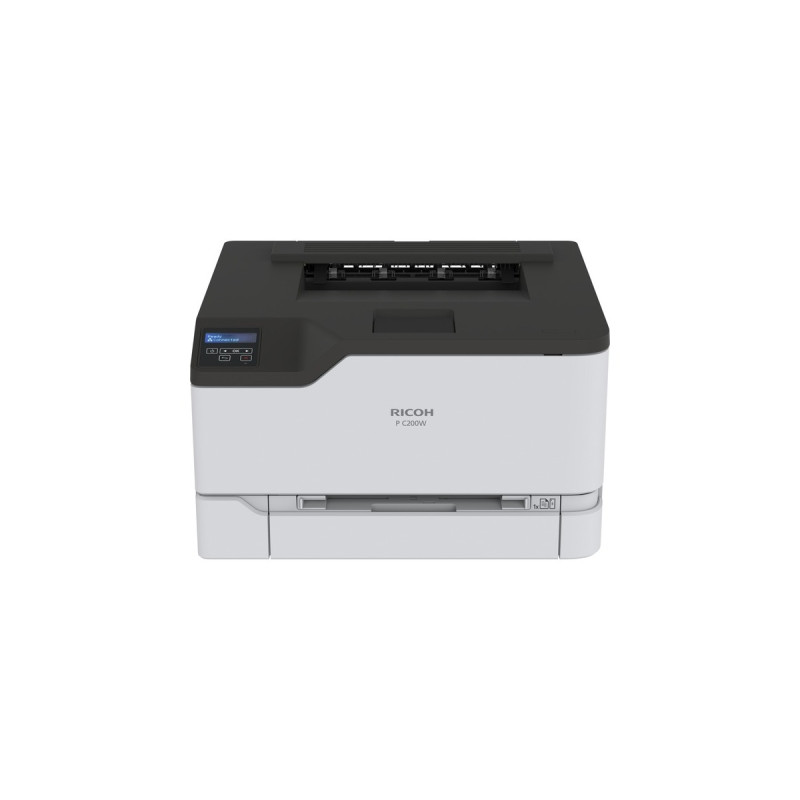 Ricoh P C200W , Farblaserdrucker(grau/anthrazit, USB, LAN, WLAN)
