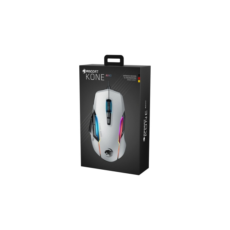 Roccat Kone AIMO, Gaming-Maus(weiß, remastered)