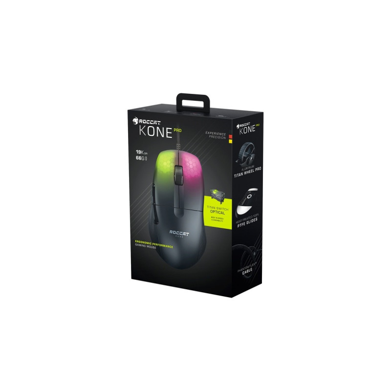 Roccat Kone Pro, Gaming-Maus(schwarz)