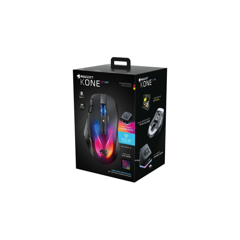 Roccat Kone XP Air, Gaming-Maus(schwarz)