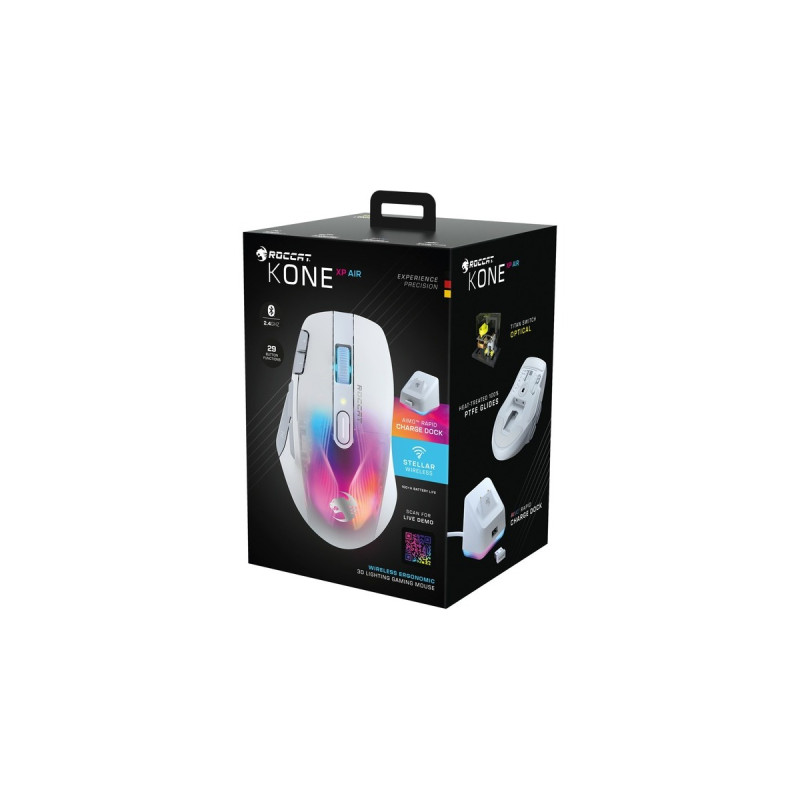 Roccat Kone XP Air, Gaming-Maus(weiß)