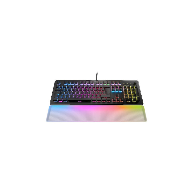 Roccat Vulcan II Max, Gaming-Tastatur(schwarz, DE-Layout, Roccat Titan II Optical Red)