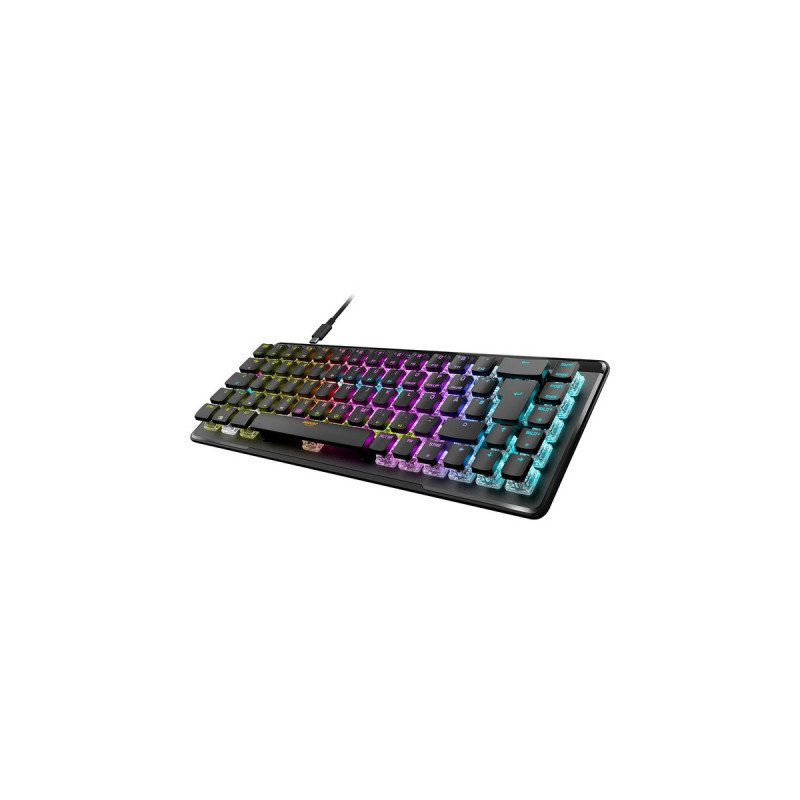 Roccat Vulcan II Mini Air, Gaming-Tastatur(schwarz, DE-Layout, Roccat Titan II Optical Red)