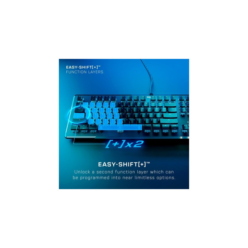 Roccat Vulcan II, Gaming-Tastatur(schwarz, DE-Layout, Roccat Titan II Red)