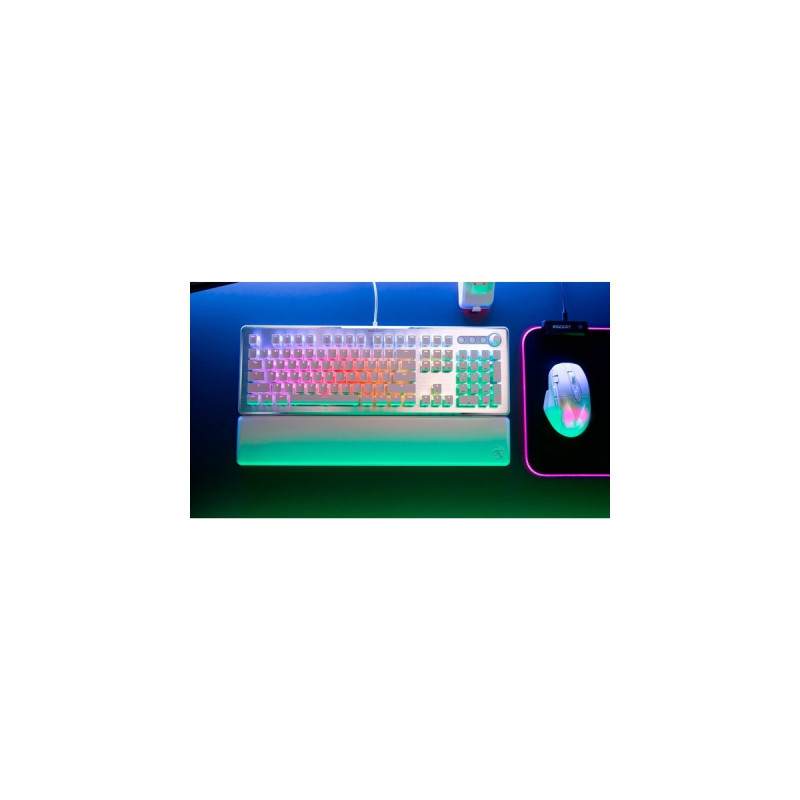 Roccat Vulcan II, Gaming-Tastatur(weiß, DE-Layout, Roccat Titan II Red, Outlet)