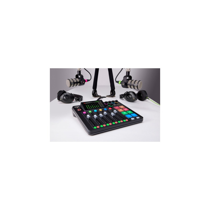 Rode Microphones Rodecaster Pro II, Mischpult(schwarz, USB-C, Klinke, XLR)