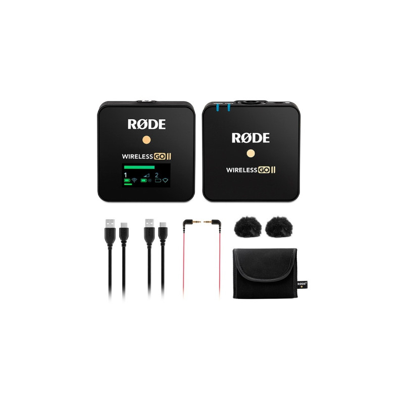 Rode Microphones Wireless GO II SINGLE, Mikrofon(schwarz, USB-C)