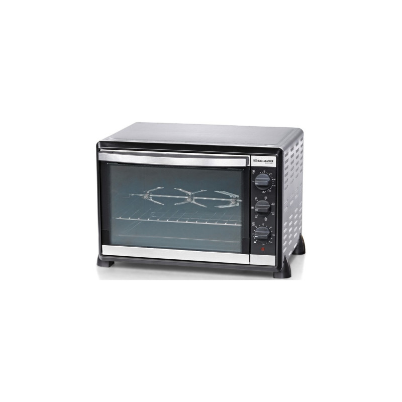 Rommelsbacher Back- und Grillgerät BG 1805/E, Mini-Backofen(edelstahl/schwarz)