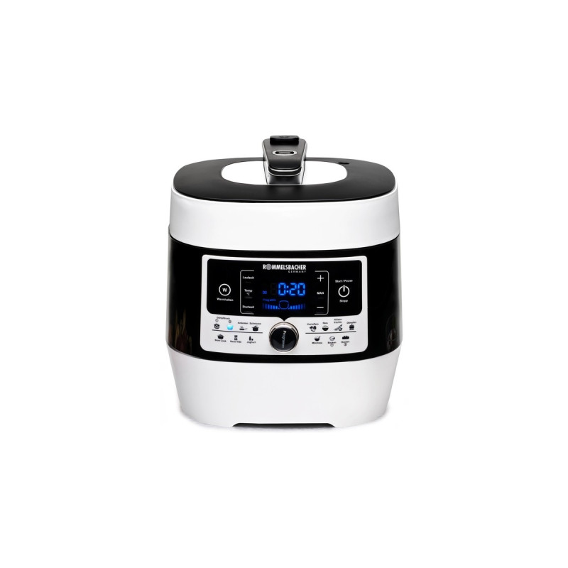 Rommelsbacher Dampfdruck- & Multikocher MD 1000(weiß/schwarz)