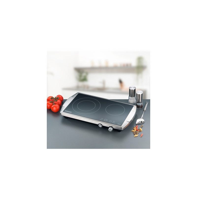 Rommelsbacher Doppelkochplatte CT 3400/E(edelstahl/schwarz)