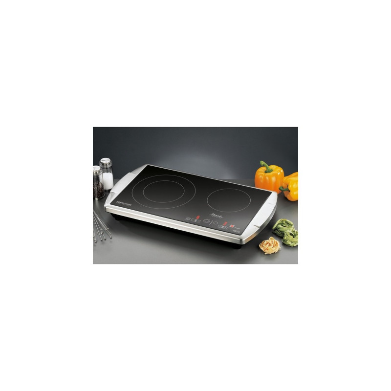 Rommelsbacher Doppelkochplatte CT 3403/TC(edelstahl/schwarz)