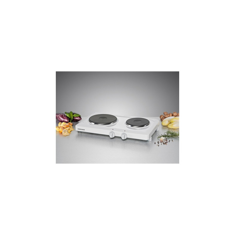 Rommelsbacher Doppelkochplatte THS 2590(weiß)