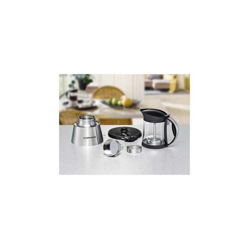 Rommelsbacher EKO 376/G, Espressomaschine(edelstahl)