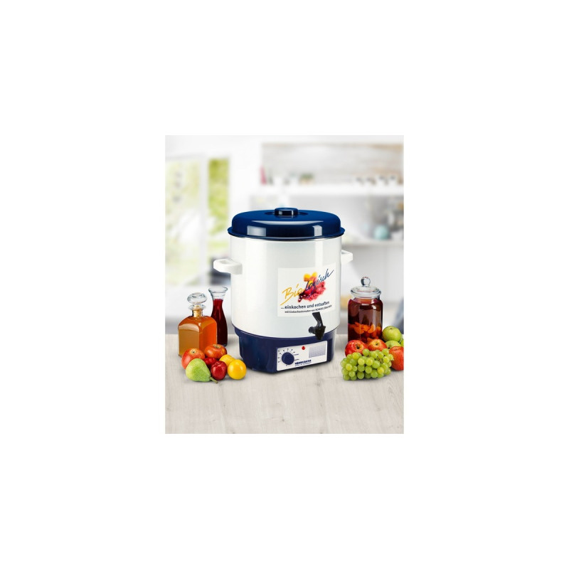 Rommelsbacher Einkochautomat KA 1801(weiß/blau, 27 Liter)