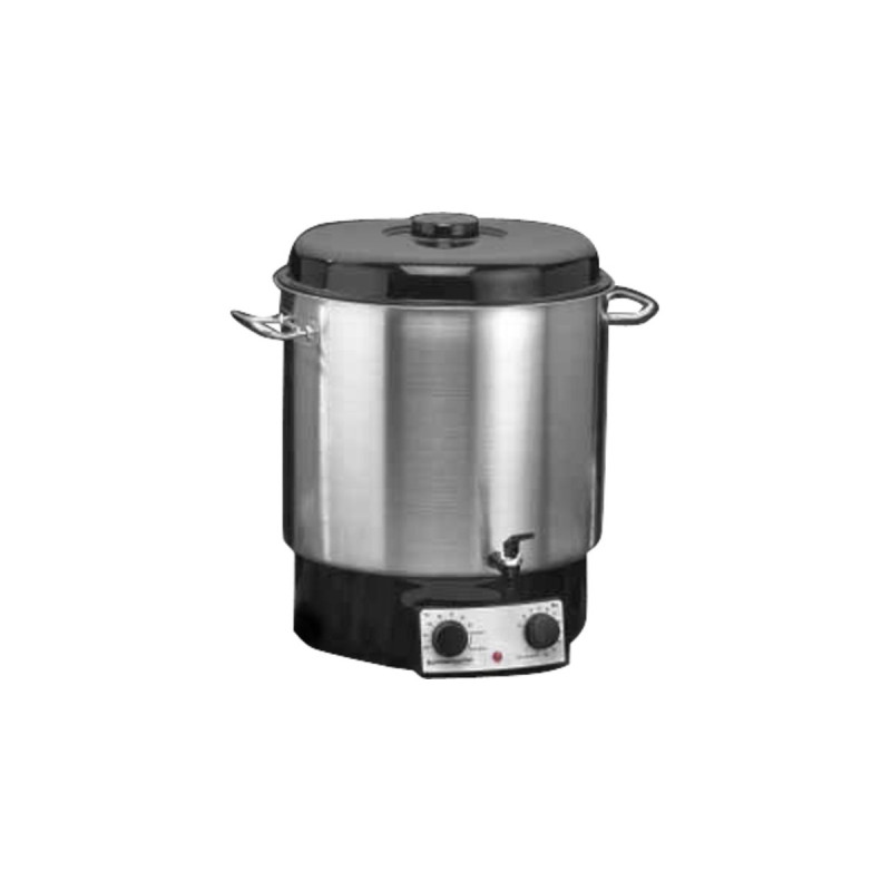 Rommelsbacher Einkochautomat KA 2004/E(edelstahl/schwarz, 27 Liter)