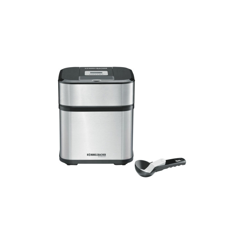 Rommelsbacher Eismaschine IM 12 Kurt(edelstahl/schwarz)