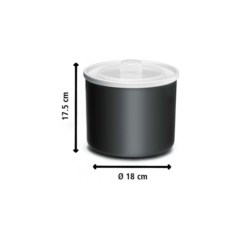 Rommelsbacher Eismaschine IM 12 Kurt(edelstahl/schwarz)