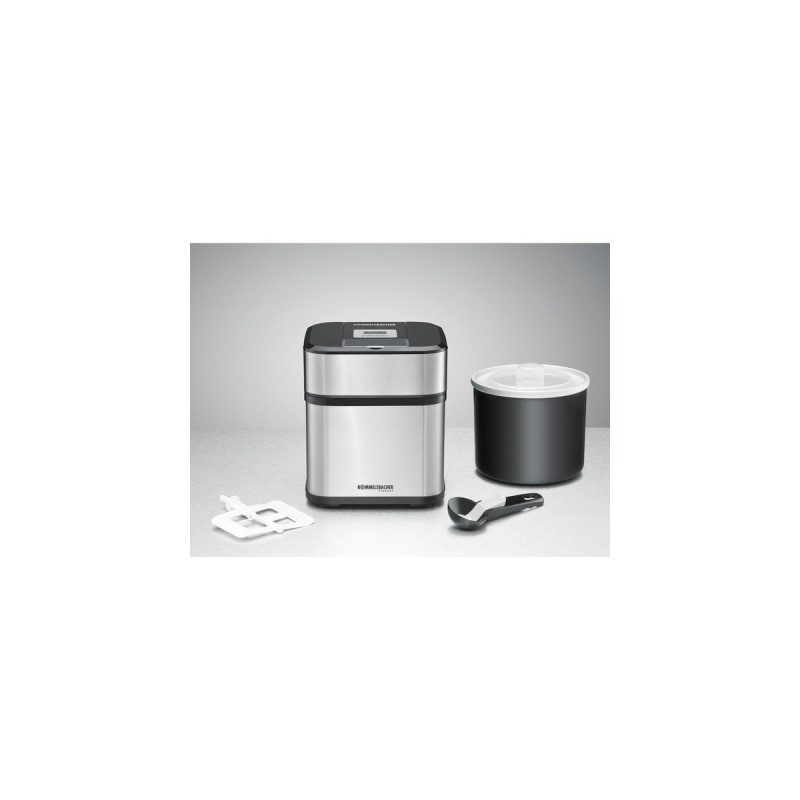 Rommelsbacher Eismaschine IM 12 Kurt(edelstahl/schwarz)