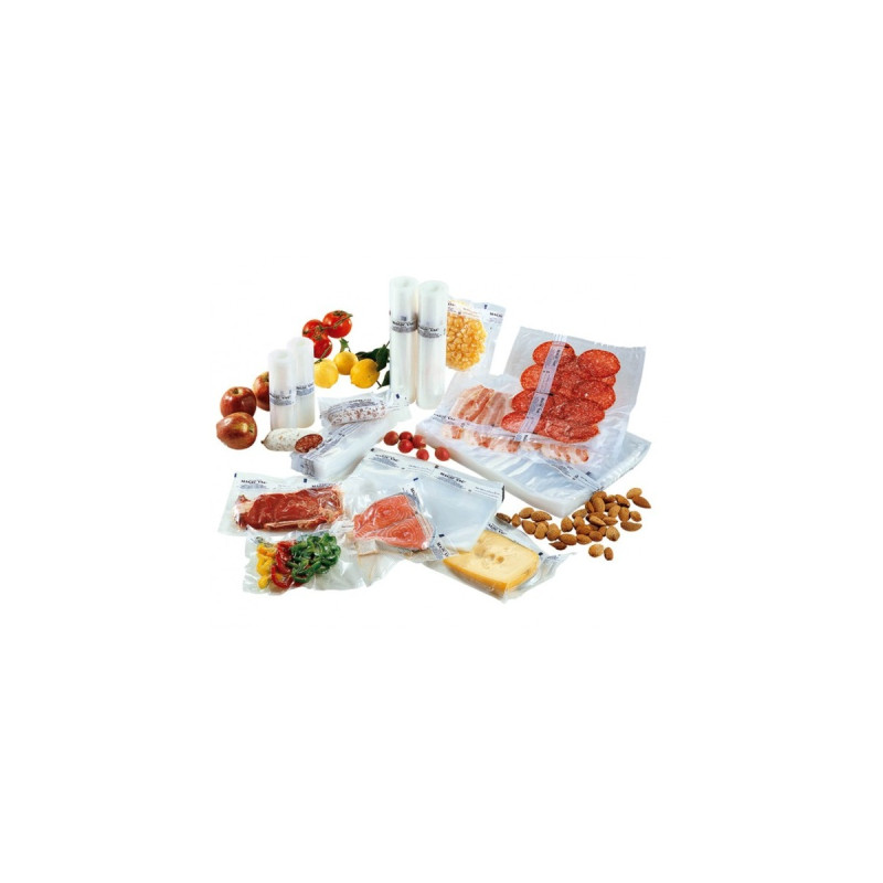 Rommelsbacher Folienrolle VRS 1560, 15cm x 6 Meter, Vakuumier-Folien(transparent, 2 Rollen)