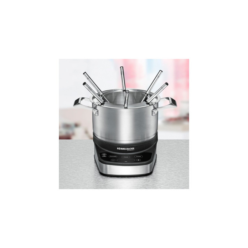 Rommelsbacher Fondue Set F 1200(edelstahl/schwarz)
