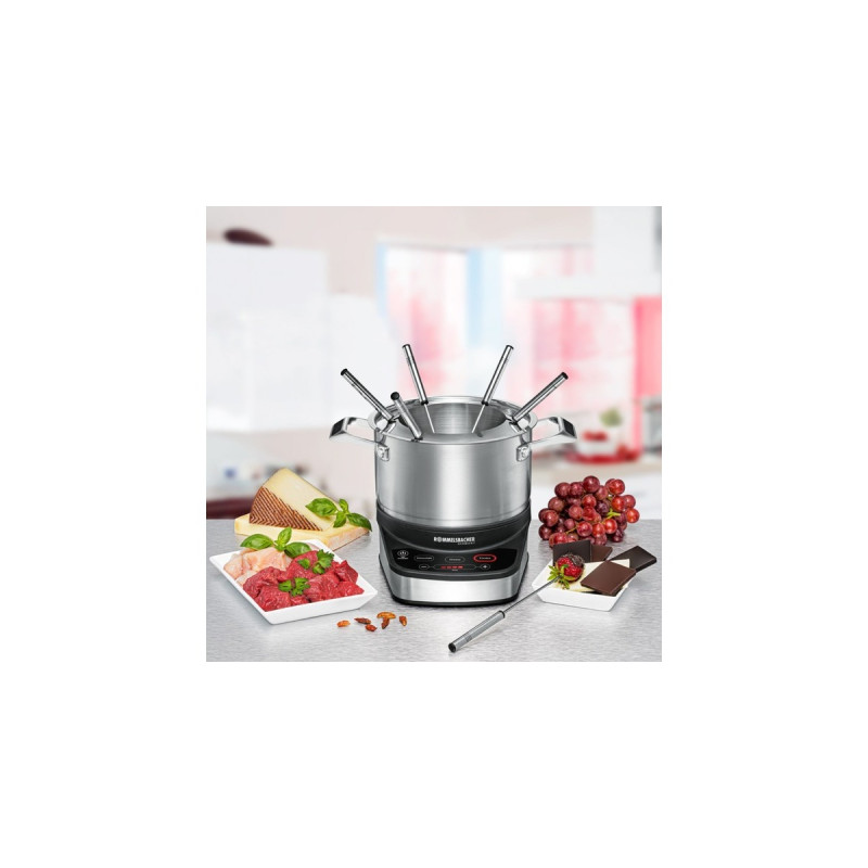 Rommelsbacher Fondue Set F 1200(edelstahl/schwarz)