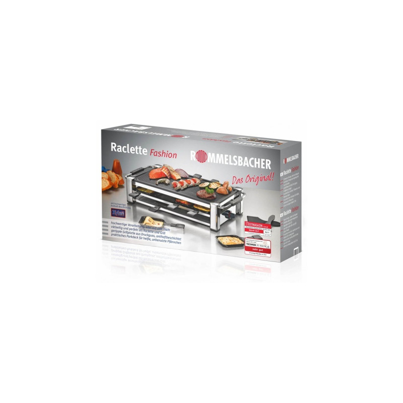 Rommelsbacher Gourmet Raclette Fashion RCC 1500(silber)