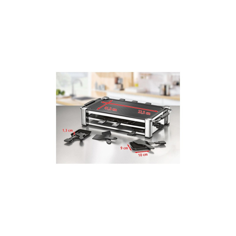 Rommelsbacher Gourmet Raclette Fashion RCC 1500(silber)