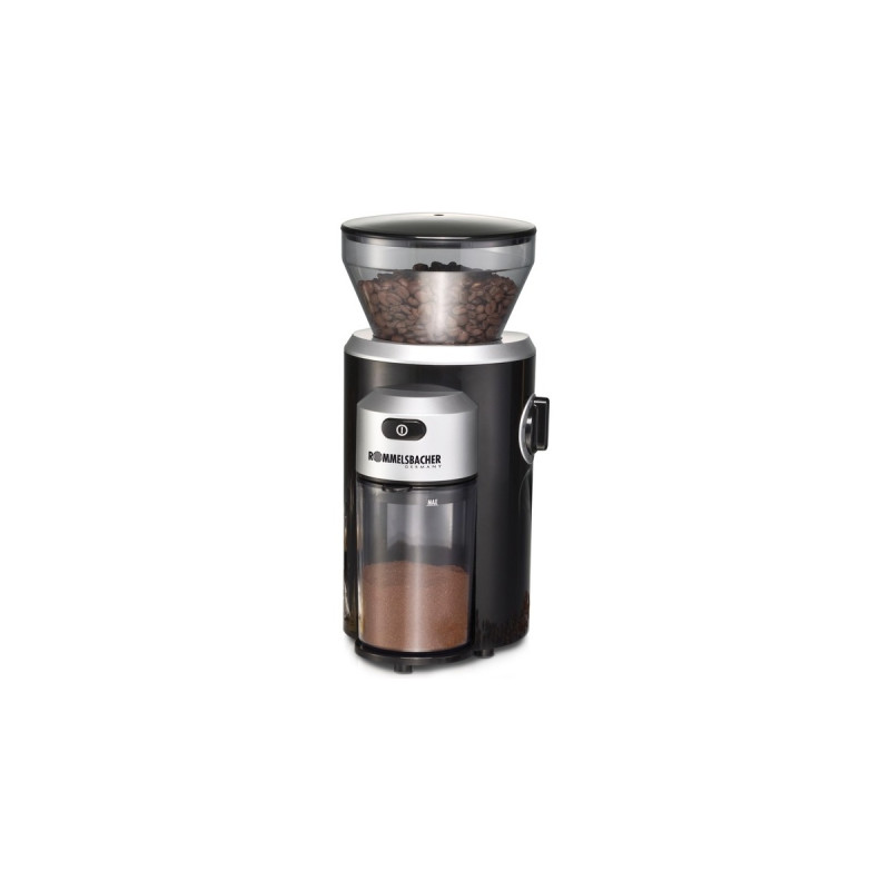 Rommelsbacher Kaffeemühle EKM 300(schwarz/silber, 150 Watt)