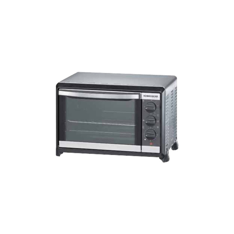 Rommelsbacher Kleinbackofen mit Umluft BG 1055/E, Mini-Backofen(silber/schwarz, Retail)