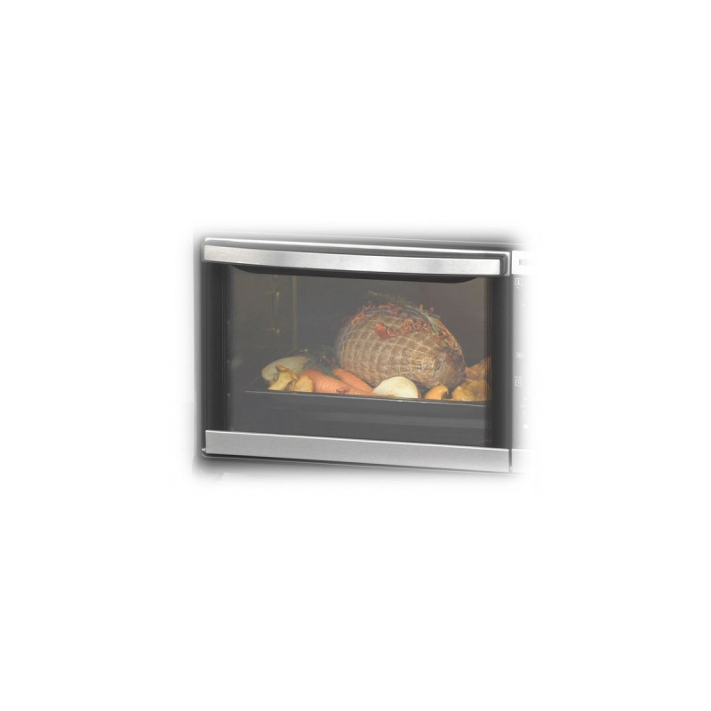 Rommelsbacher Kleinbackofen mit Umluft BG 1055/E, Mini-Backofen(silber/schwarz, Retail)