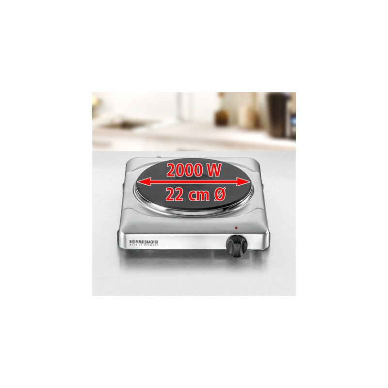 Rommelsbacher Kochplatte THS 2022/E(edelstahl)