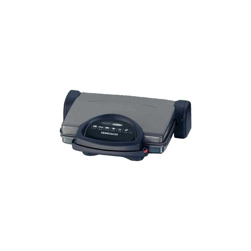 Rommelsbacher Kontaktgrill KG 1800(anthrazit/schwarz, 1.800 Watt)
