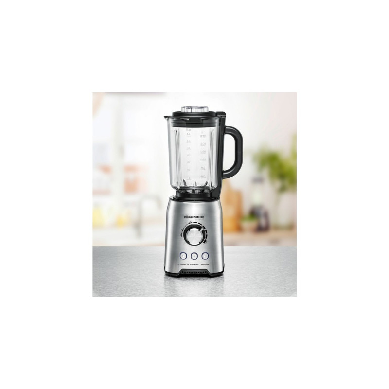 Rommelsbacher MX 1250, Standmixer(edelstahl/schwarz)