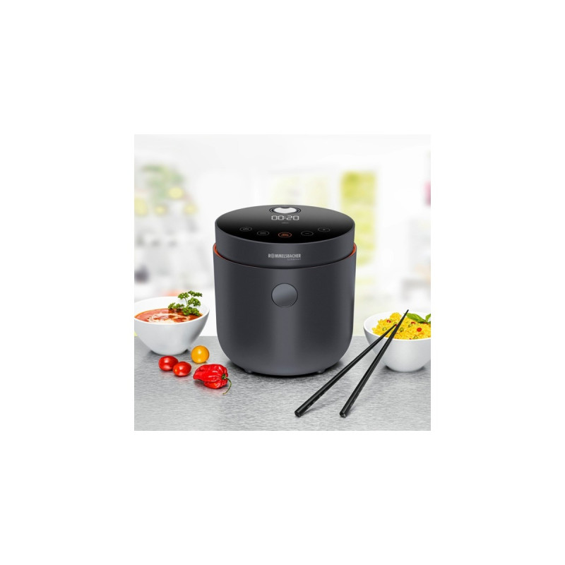 Rommelsbacher Multi-Reiskocher MRK 500 Risa(anthrazit)