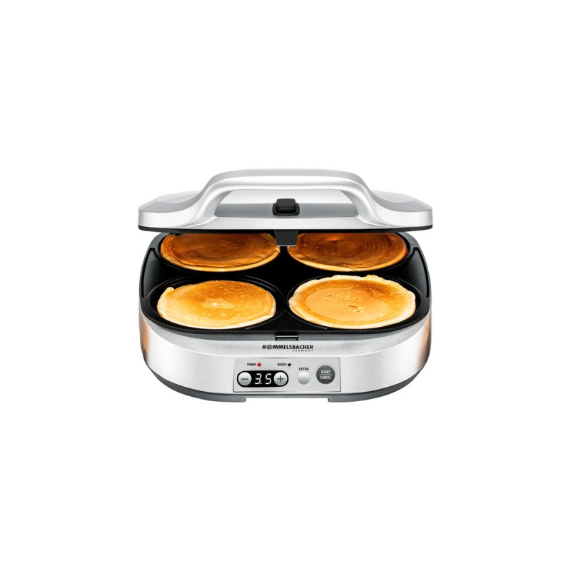 Rommelsbacher Pancake Maker PC1800 Pam, Pancakemaker(silber)