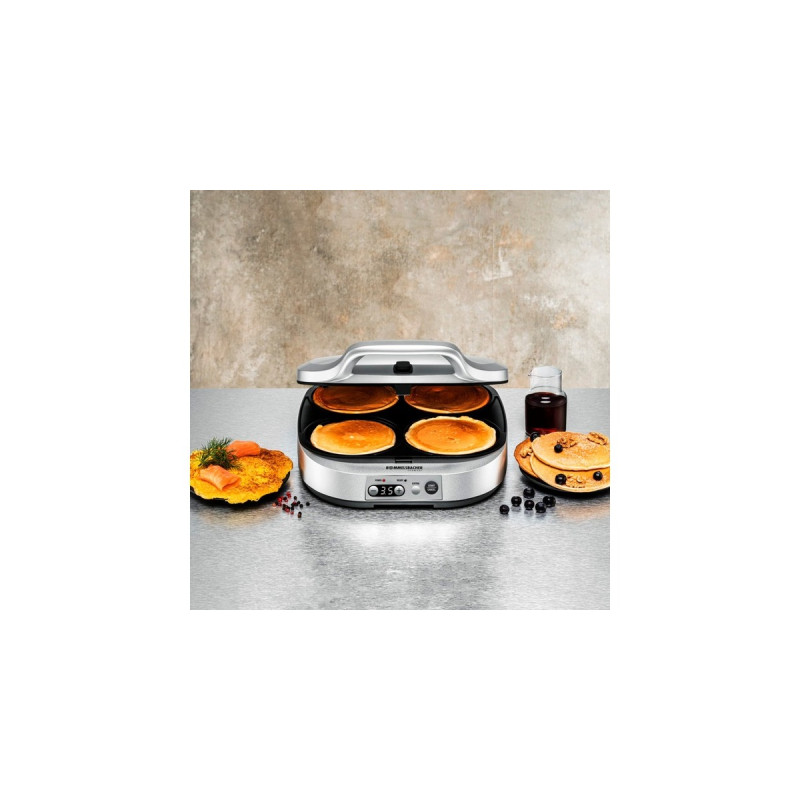 Rommelsbacher Pancake Maker PC1800 Pam, Pancakemaker(silber)