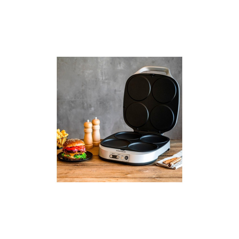 Rommelsbacher Pancake Maker PC1800 Pam, Pancakemaker(silber)