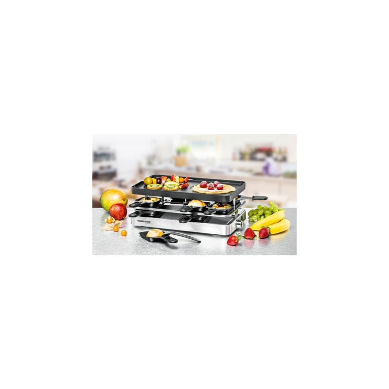 Rommelsbacher RC 1400, Raclette(edelstahl/schwarz)