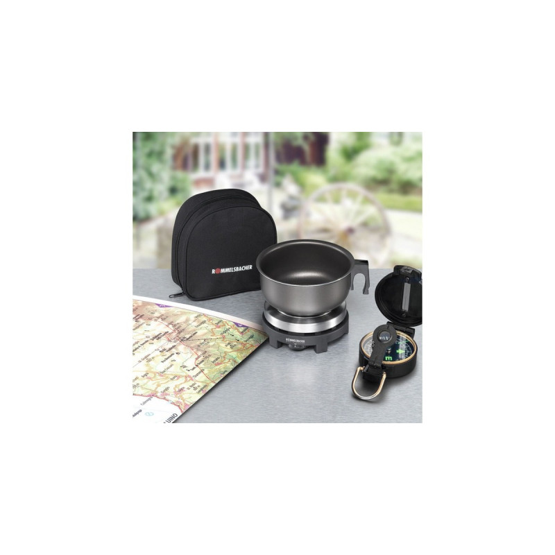 Rommelsbacher Reise-Kochplatte RK 501/SU(schwarz)
